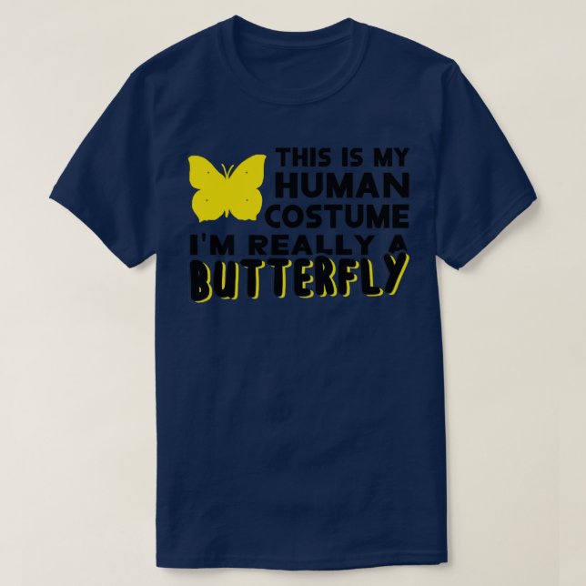 T-shirt costume humain papillon (Design devant)
