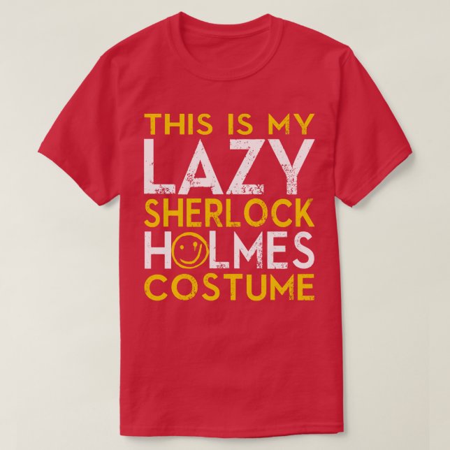 T-shirt Costume Lazy Holmes (Design devant)