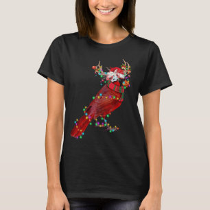 T-shirt Costume léger de Noël du cardinal rouge amusant 