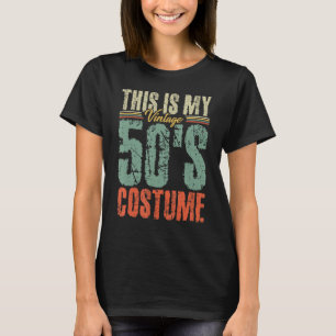 T-shirt Costume les années 50 vintage 50's 1950 Mode 50 Th