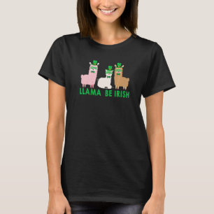 T-shirt Costume Llama soit Irlandais Fête de la Saint-Patr