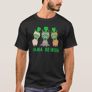T-shirt Costume Llama soit Irlandais St Fête de Patrick