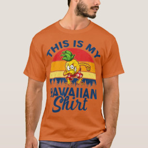 T-shirt Costume Luau Party Dabbing Ananas C'Est Mon Ha