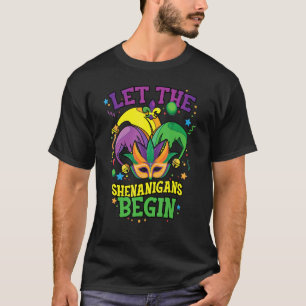 T-shirt Costume Mardi Gras Laisser Commencer Les Shenaniga
