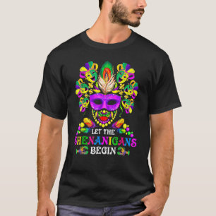 T-shirt Costume Mardi Gras Laissez Les Shenanigans Commenc
