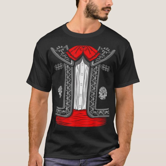 T-shirt Costume Mariachi Charro Mexicain Cinco de Mayo (Devant)