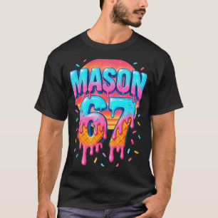 T-shirt Costume Mason 67 Glace Baseball Drip 6 7 Mème