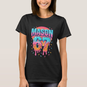 T-shirt Costume Mason 67 Glace Crème Baseball Drip 6 7 Mèm
