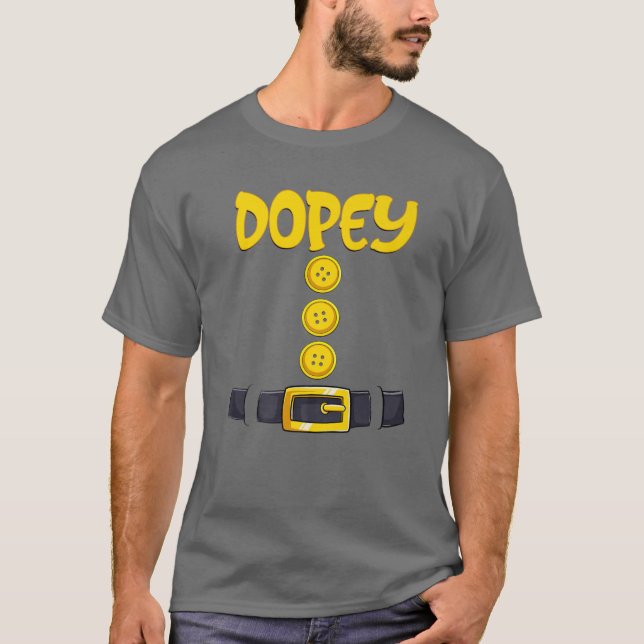 T-shirt Costume nain Dopey Halloween (Devant)