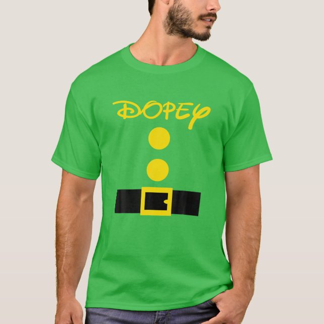 T-shirt Costume nain Dopey Halloween (Devant)