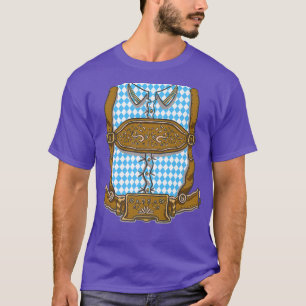 T-shirt Costume Oktoberfest Halloween Lederhosen