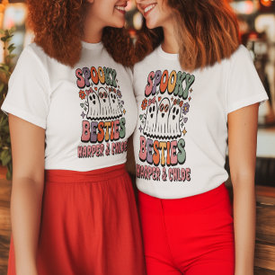 T-shirt Costume Pastel Retro Ghost Besties Éffrayantes