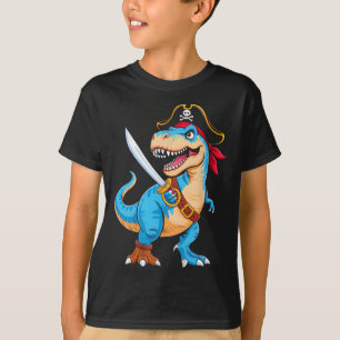T-shirt Costume Pirate Dinosaure T Rex Garçons Enfants Drô