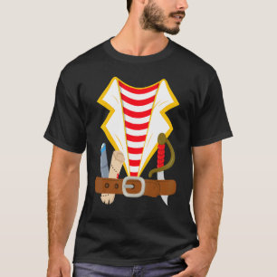 T-shirt Costume Pirate Enfants Garçons Filles Pirate Femme