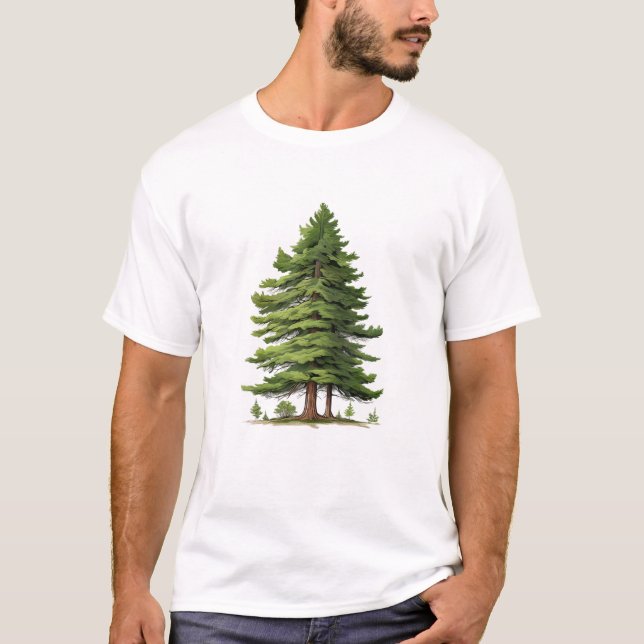 T-shirt Costume pour Pinaceae Pine (Devant)