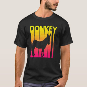 T-shirt Costume rétro animal âne