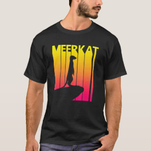 T-shirt Costume rétro animal Meerkat