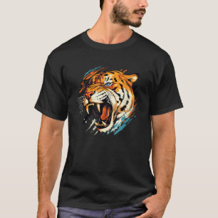 T-shirt Costume Sabertooth Tiger pour garçons et filles T