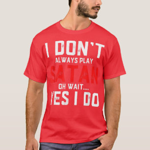 T-shirt Costume Satan Diable Costume Halloween Satan
