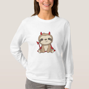 T-shirt Costume sorcière déviale Sloth Halloween