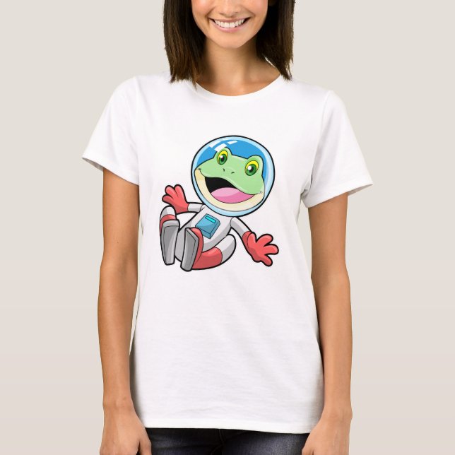 T-shirt Costume spatial de l'astronaute de grenouille (Devant)