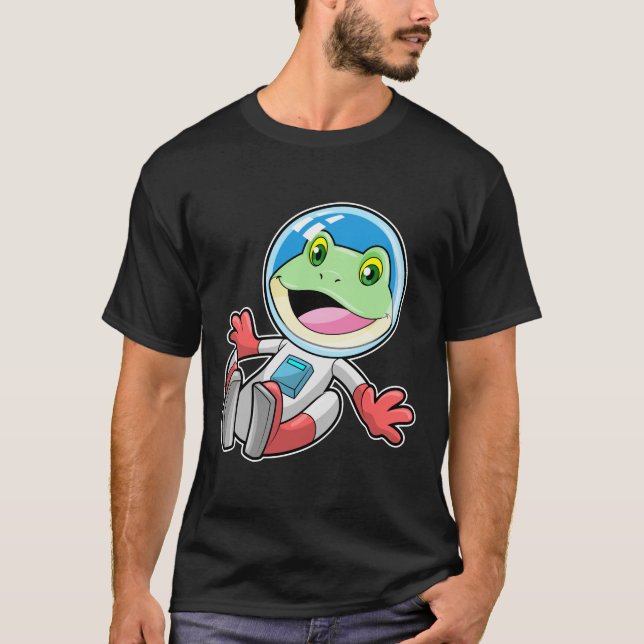 T-shirt Costume spatial de l'astronaute de grenouille (Devant)