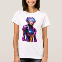 Costume spatial serré porté par une femme
