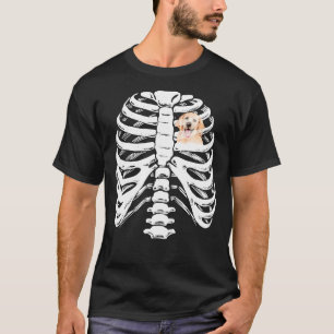 T-shirt Costume squelette Golden Retriever Rib