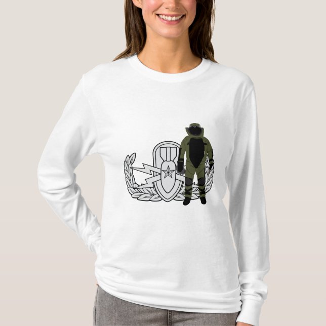 T-shirt Costume supérieur de bombe d'EOD (Devant)