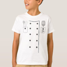 T-shirt costume uniforme cuisine du chef