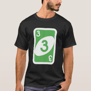 T-shirt Costume vintage Uno Lover 3 Cartes Halloween Match