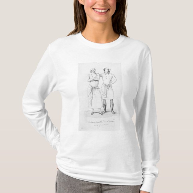 T-shirt Costumes des cuisiniers de différentes ères (Devant)