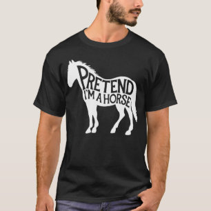 T-shirt Costumes d'Halloween pour adultes Prétendre que je