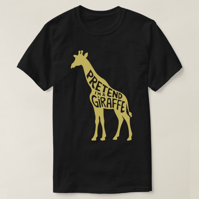 T-shirt Costumes d'Halloween pour adultes Prétendre que je (Design devant)