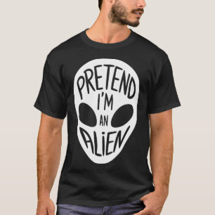 T-shirt Costumes d'Halloween pour adultes Prétendre que je