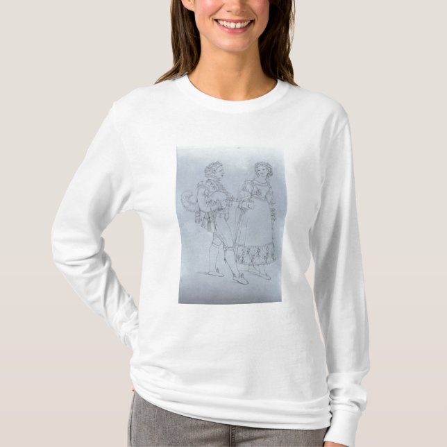 T-shirt Costumes Figaro et Susanna de l'opéra (Devant)
