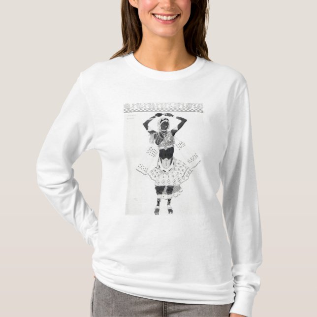T-shirt Costumez la conception pour "Le Dieu Bleu", 1912 (Devant)