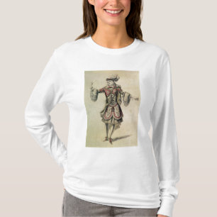 T-shirt Costumez la conception pour un danseur masculin,