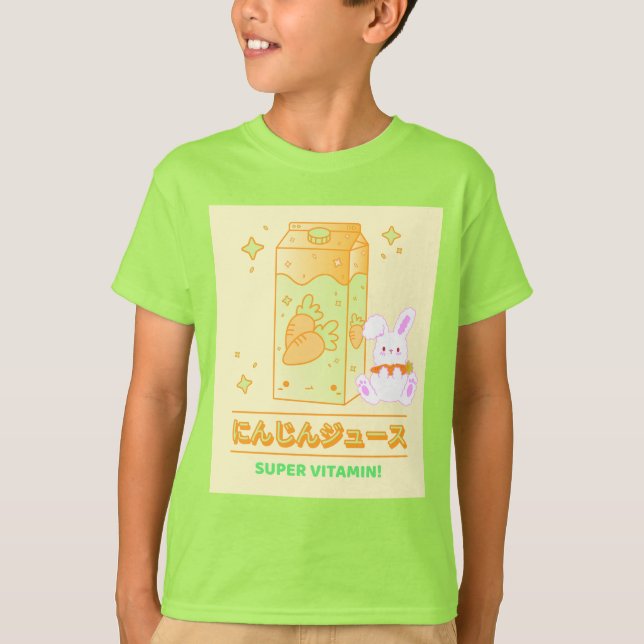 T-SHIRT COSY BUNNY AVEC JUS DE CARROT (Devant)