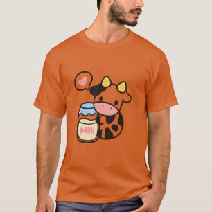 T-shirt Cosy Kawaii Cow & Milk Jar Sweatshirt