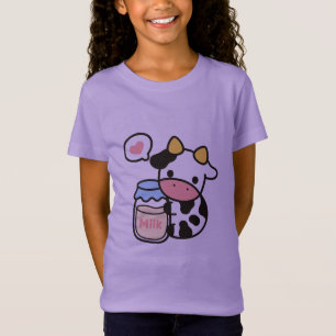T-Shirt Cosy Kawaii Cow & Milk Jar Sweatshirt