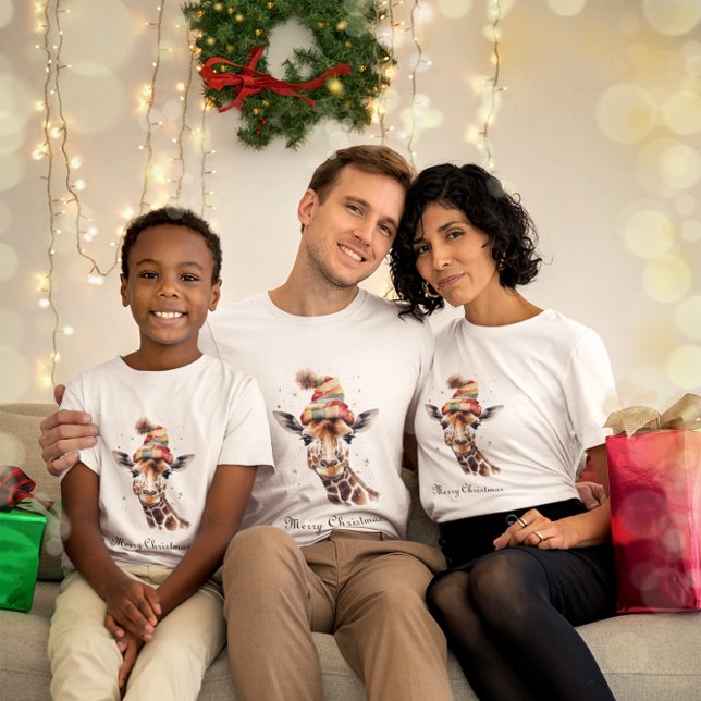 T-shirt Cosy Safari Noël, personnalisé (Créateur téléchargé)