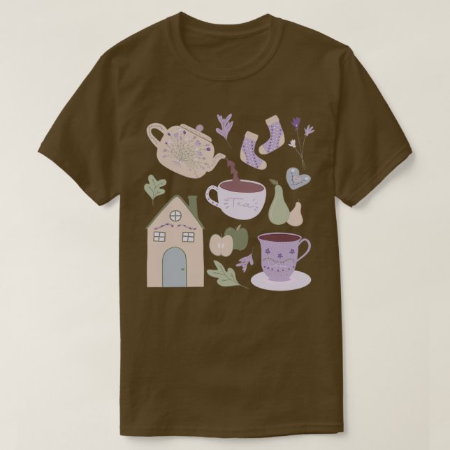 T-shirt Cosy tea time 1 (Design devant)