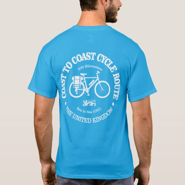 T-shirt Côte à côte (cyclisme) (Dos)