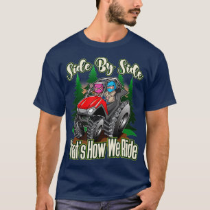 T-shirt Côté À Côté VTT Quatre Routeurs À Partir De Route 