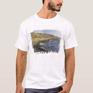 T-shirt Côte à Duntulm, île de Skye, Écosse, Royaume-Uni
