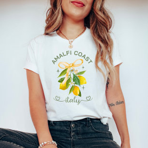 T-shirt Côte Amalfi personnalisée - Italie Citron & Bow