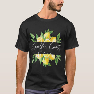 T-shirt Côte d'Amalfi Italie Citron Bliss Long Manche