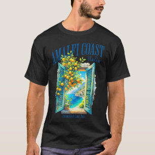 T-shirt Côte d'Amalfi Italie Limoncello Longue Jours Itali