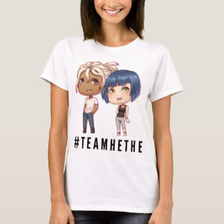 T-shirt Côté de la pièce en t une de #TeamHethe